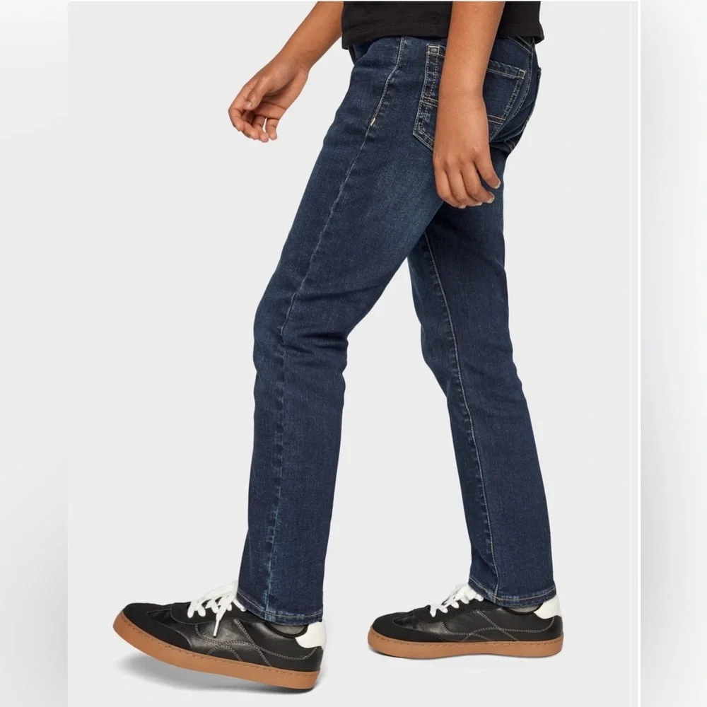 NWT The Children’s Place Boys Straight Jeans Dark Jupiter Blue 16H 16 Husky